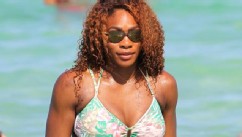 Serena Williams Flaunts Green Floral Bikini