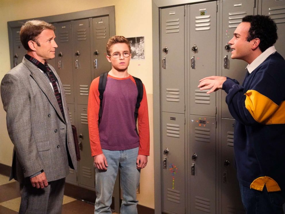 PHOTO: Ilan Mitchell-Smith, Sean Giambrone and Troy Gentile appear on the season premiere of The Goldbergs on Sept. 27, 2017.