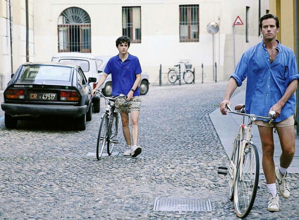 PHOTO: Armie Hammer and Timothee Chalamet appear in a scene in Call Me by Your Name.