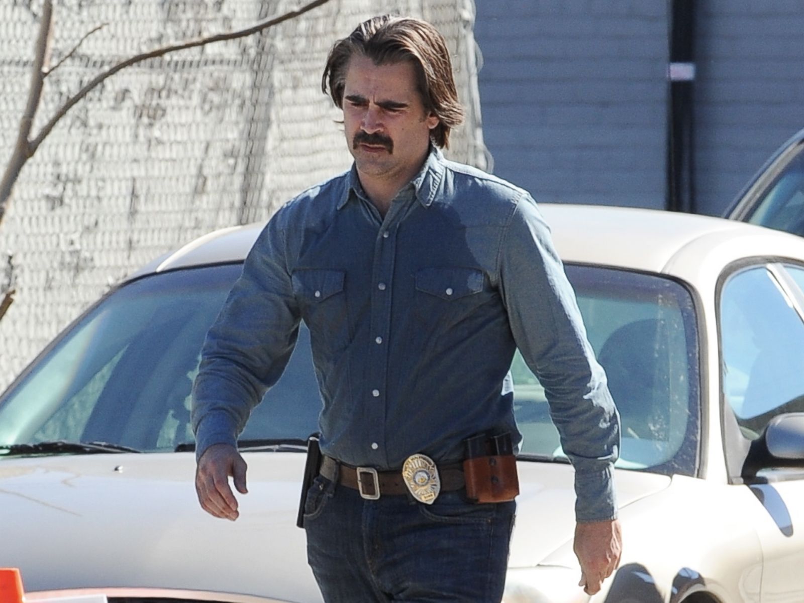 Colin Farrell True Detective Hairstyle. 