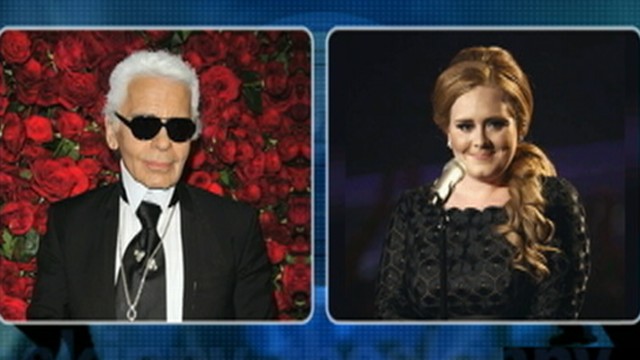 VIDEO: Karl Lagerfeld says Adele is a little too fat.