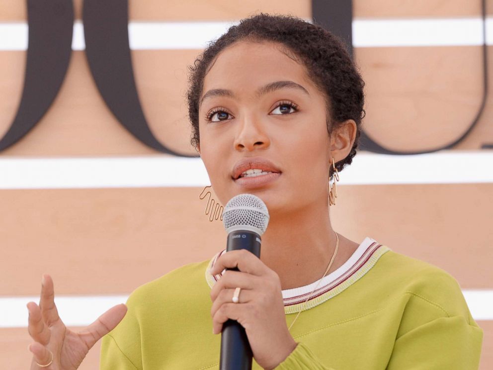 PHOTO: Yara Shahidi speaks onstage during The Teen Vogue Summit, Dec. 2, 2017, in Playa Vista, Calif.