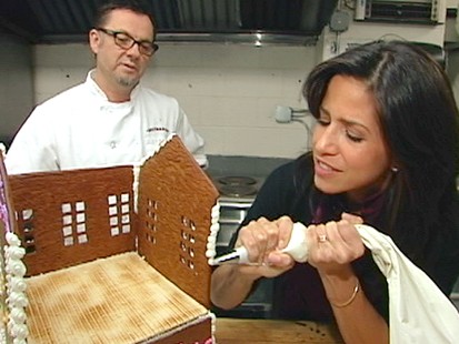 VIDEO:"GMA Weekend" anchors compete to see who can make the best gingerbread house.