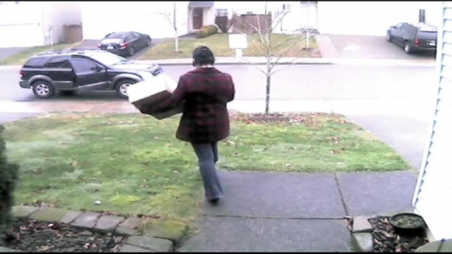 Cameras on homes have caught thieves taking packages from doorsteps.
