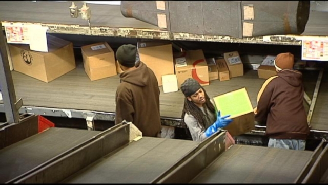 VIDEO: Officials blame "perfect storm" of bad weather, surprisingly high volume for delayed shipments.