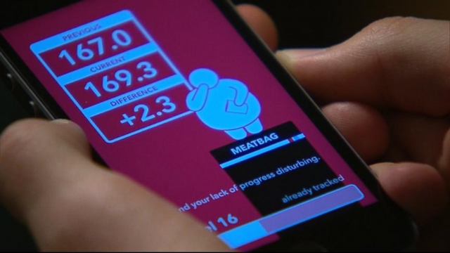 VIDEO: The new app uses insults as motivation to help users lose weight.