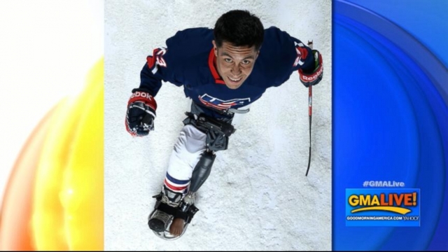 VIDEO: War Wounded Veteran Joins Team USA Sled Hockey Team