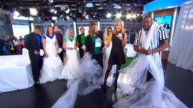 VIDEO: Four couples will battle it out for a dream wedding on GMA live on Valentines Day.
