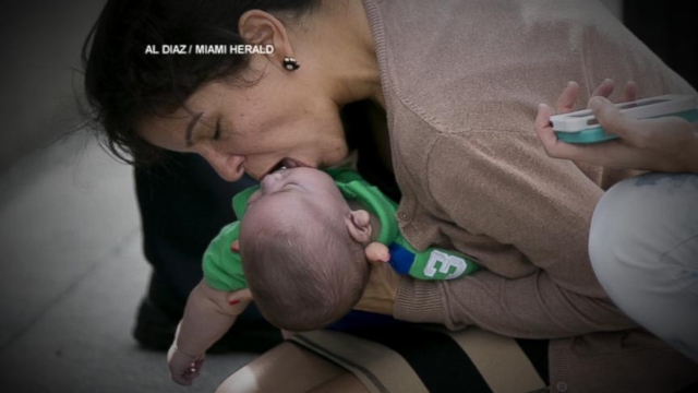 VIDEO: Heart-Stopping Moment When Woman Saved Baby