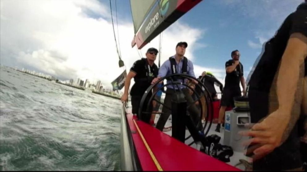 VIDEO: Kate Middleton defeated her husband and future king twice in Americas Cup sailboats.
