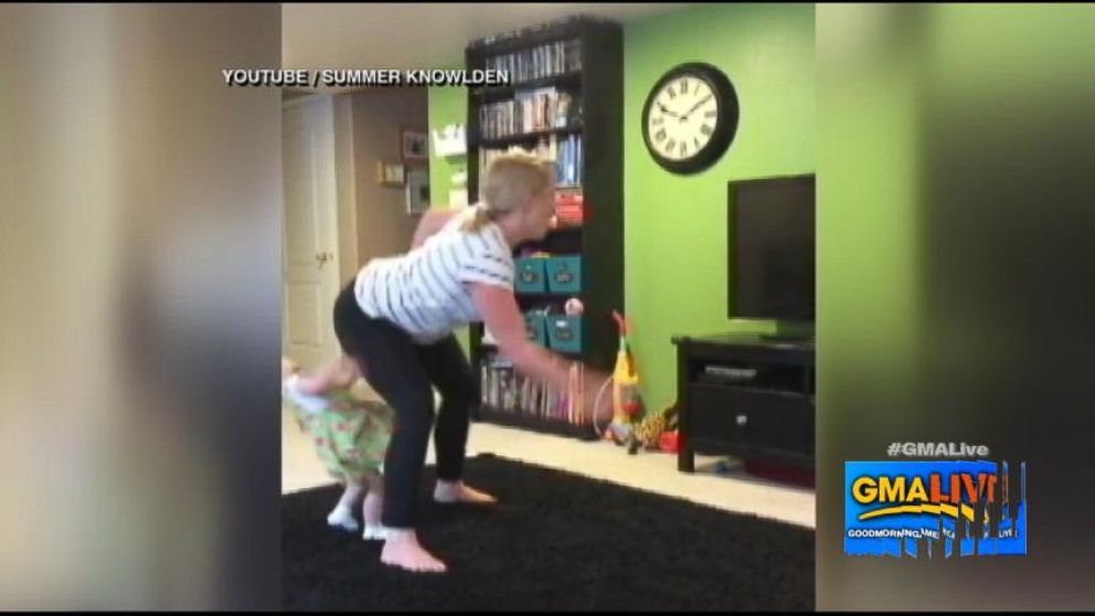 VIDEO: Dancing Mom Gives Toddler A Butt Bump