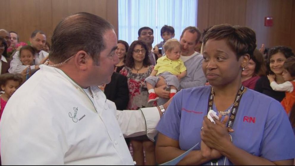 VIDEO: Famed chef surprises one very deserving mom with a special meal.