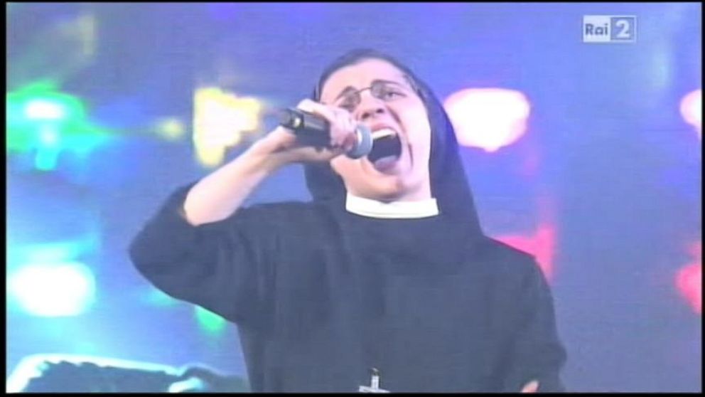 VIDEO: The Voice Italys Singing Nun Strikes Again