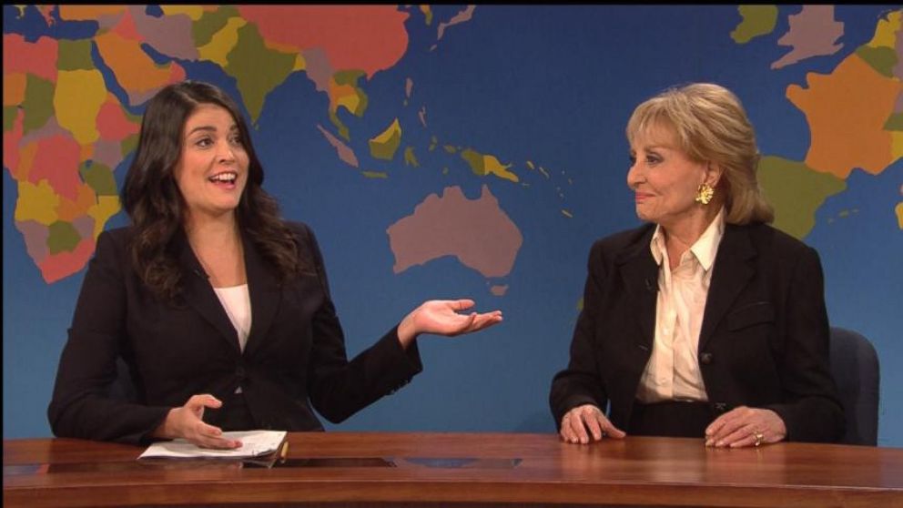 VIDEO: Barbara Walters Spoofs Her Years of Excellence on SNL