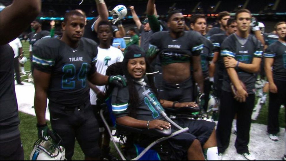 VIDEO: College football star Devon Walkers life changed when an accident paralyzed him from the neck down.