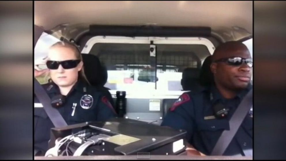 VIDEO: Two cops from Texas belted out a Katy Perry hit while driving.