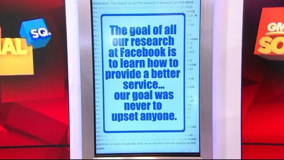 VIDEO: The social networking site attempted to manipulate the emotions of almost 700,000 users without their knowledge.