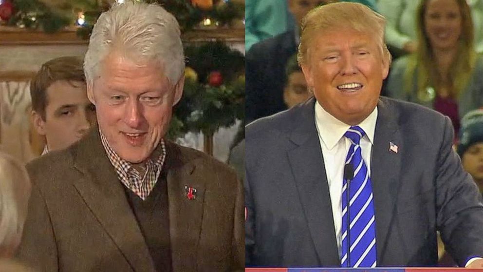 Donald Trump Entrenched In War Of Words Over Bill Clinton Video - ABC News