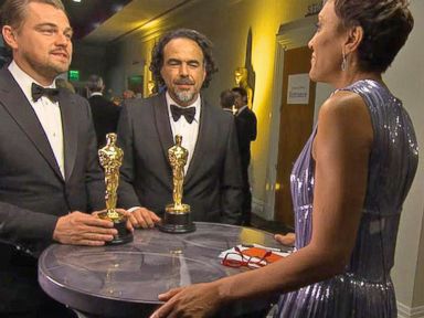 Leonardo DiCaprio Reacts to Oscars Standing Ovation