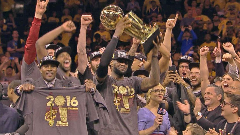 LeBron James Makes History with Cavaliers NBA Championship Win Video