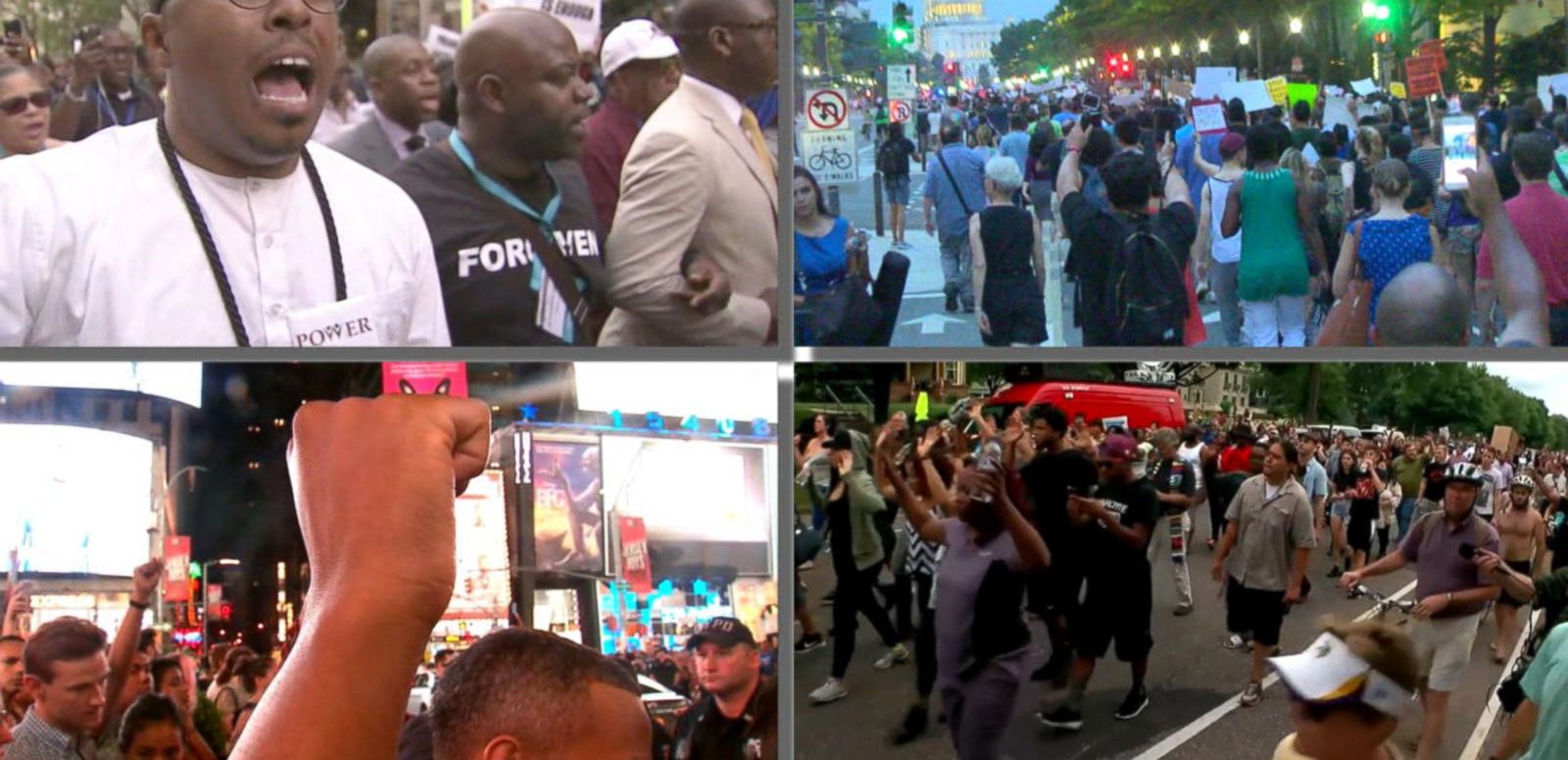 VIDEO: Protests Erupt in Wake of Police Shootings