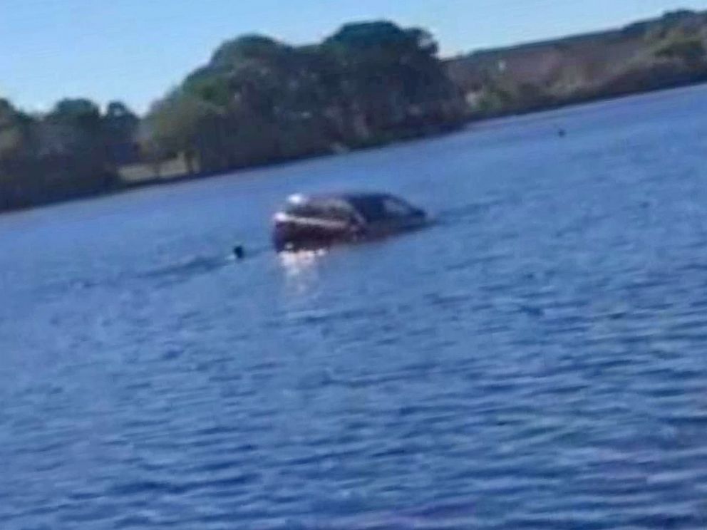 VIDEO: Good Samaritans Rescue Woman Who Drove into Pond