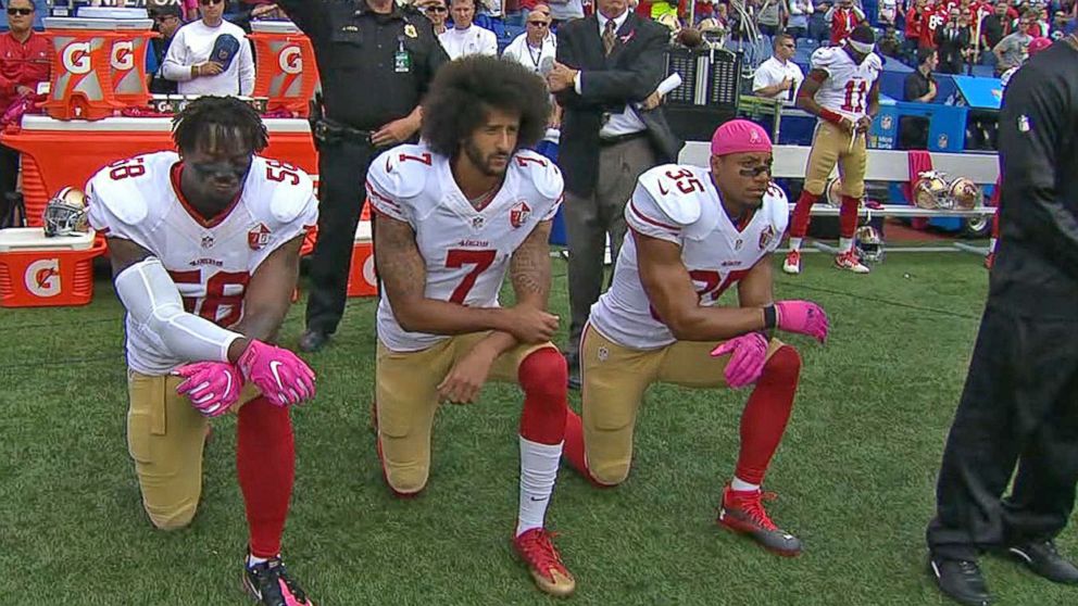 Colin Kaepernick Discusses National Anthem Protest Video Abc News