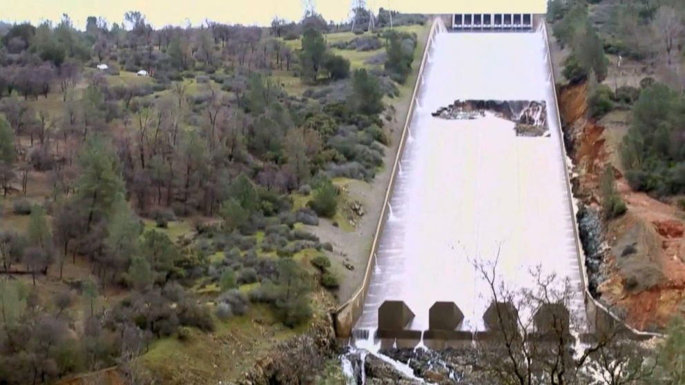 Repairs made to failing Northern California dam Video ABC News