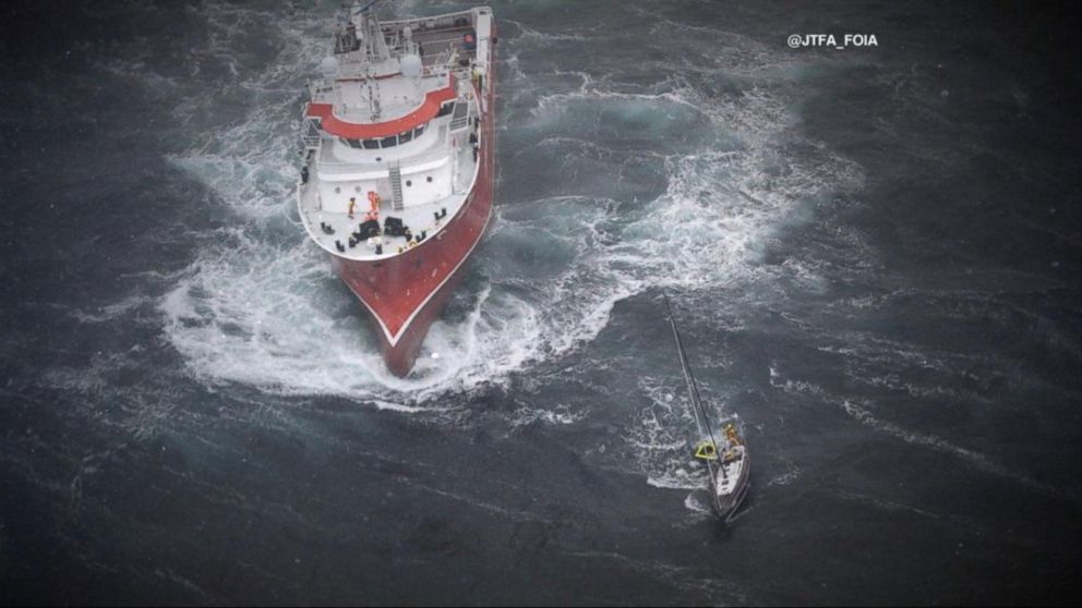 WATCH:  Queen Mary 2 rescues stranded sailor