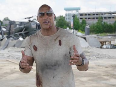 WATCH: Dwayne 'The Rock' Johnson shares a teaser for 'Jumanji' on 'GMA'