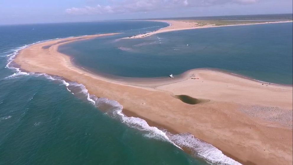 Exploring Shelly Island, a new island formed off the North Carolina coast Video - ABC News