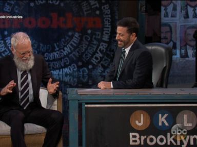 WATCH: David Letterman returns to late-night on 'Kimmel'