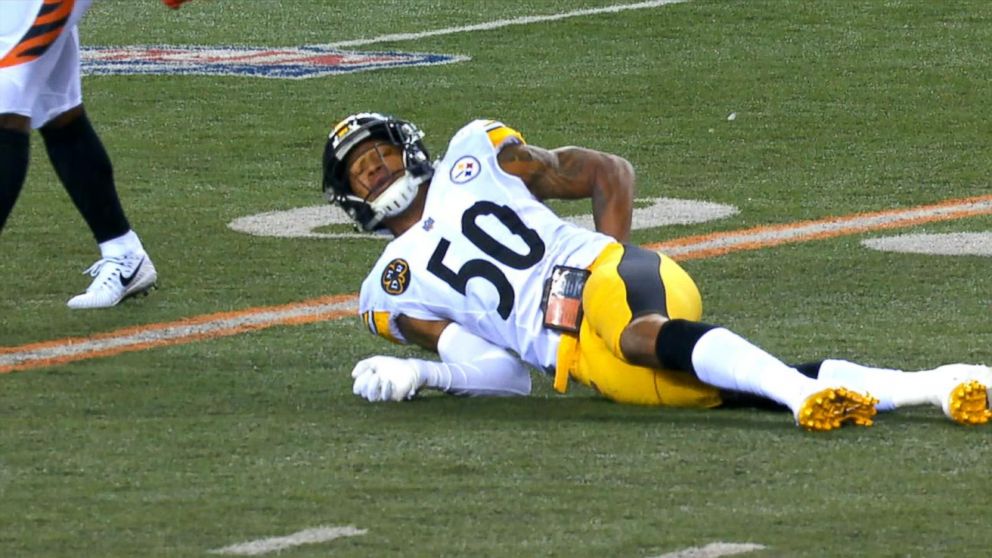 Steelers Linebacker Suffers Major Back Injury Video - ABC News