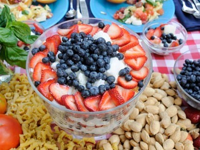 Sunny Anderson's Patriotic Berry Trifle