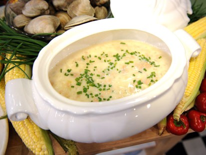 New England clam chowder
