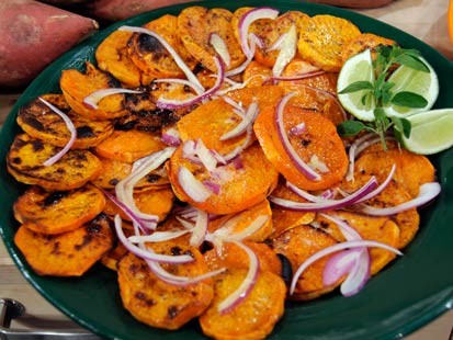 Grilled Sweet Potato Salad