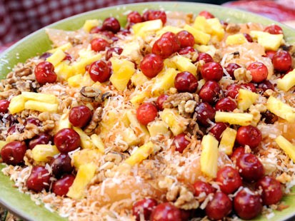 Grapefruit and Cherry Ambrosia