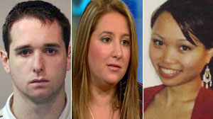 Raymond Clark, ex girlfriend Jessica Del Rocco and Annie Le