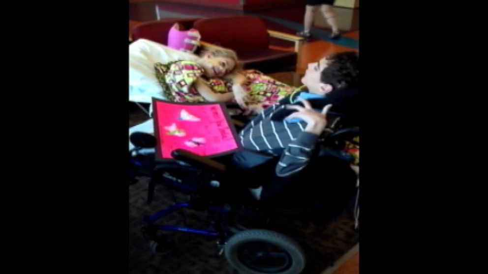 VIDEO: India Brainard, 15, received a surprise visit from her boyfriend Daniel on Thursday.