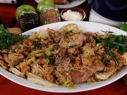 PHOTO Braised Chicken, Savoy Cabbage and Heirloom Apples in Vermont Cider
Impressive and Delicious Fall Recipe