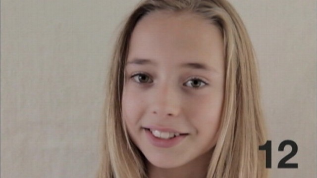VIDEO: Frans Hofmeester films his daughter every week from birth until age 12.