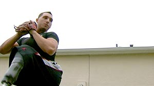 PHOTO: A double-amputee high-school pitcher, was cut from the high school baseball team, prompting outcry from many in his Florida community.
