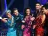 PHOTO KELLY OSBOURNE, LOUIS VAN AMSTEL, MYA, DMITRY CHAPLIN, KYM JOHNSON, DONNY OSMOND compete in the "Dancing with the Stars" finals.