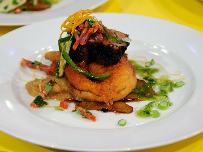 Apple & Chorizo Smothered Pork Chops