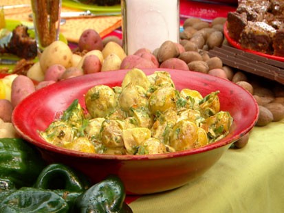 Rick Bayless Roasted New Potato Salad With Poblano Mayo
