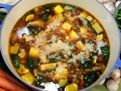 Amanda Berry on Emeril S Garden Vegetable Soup Recipe   Abc News