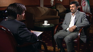 PHOTO Iranian President Mahmoud Ahmadinejad sat down with ABC News? George Stephanopoulos