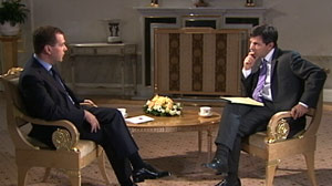 Medvedev Exclusive: New START Treaty vs. Missile Defense