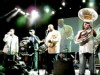 A picture of a band playing at the DNC.