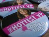 A picture of a Sarah Palin campaign button.